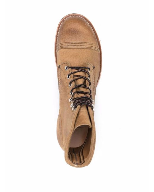 Red Wing Brown Iron Ranger Boots for men