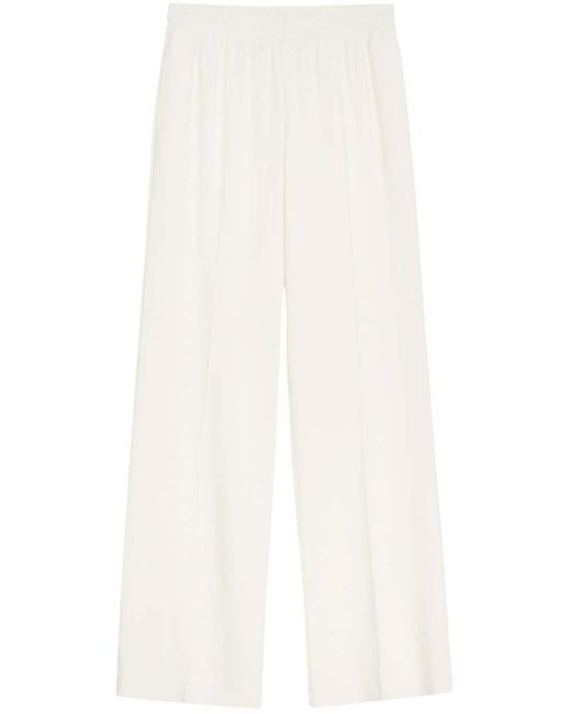 Pantalones Soto con cintura elástica Anine Bing de color White