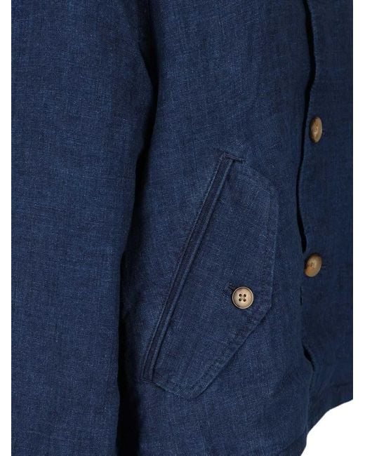 Polo Ralph Lauren Blue Woven Windbreaker Jacket