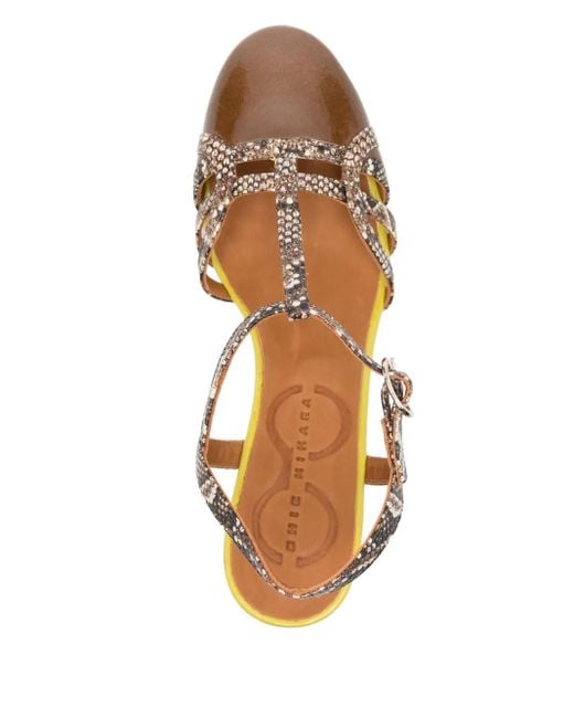 Chie Mihara Metallic 70Mm Fendy Pumps