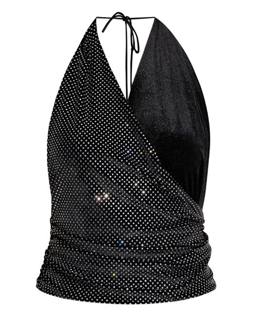 Balmain Black Velvet Top