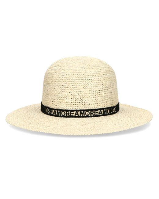Borsalino Natural Violet Panama Hat