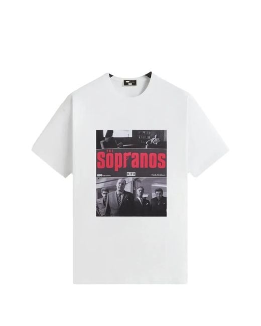Kith White Graphic-Print T-Shirt for men