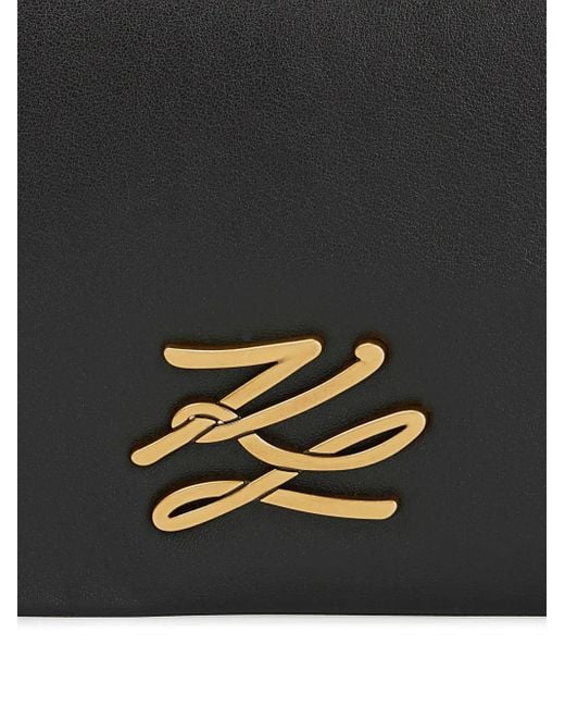 Karl Lagerfeld Black K/Autograph Cross Body Bag