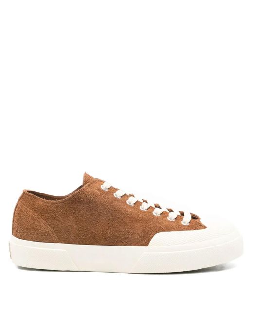 Superga Men's Brown Suede Sneakers