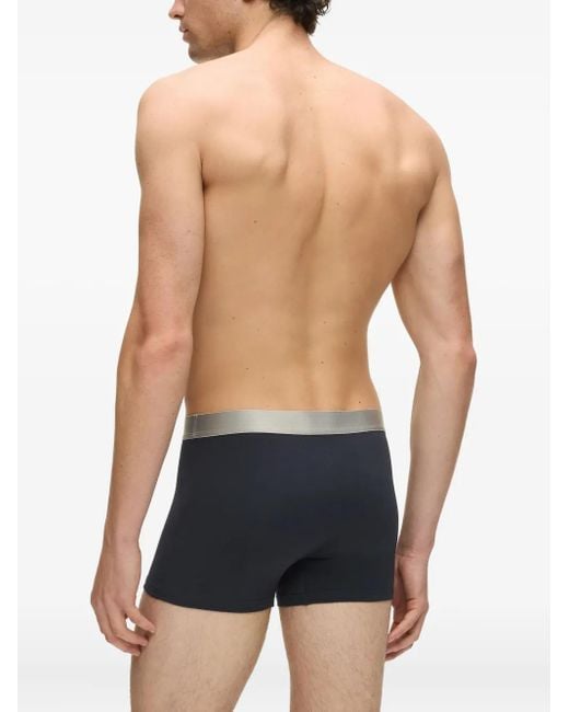 Karl Lagerfeld Black Logo Boxers (Set Of Three) for men