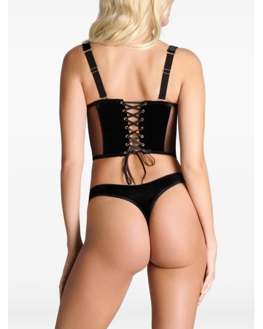 Maison Close Black X Scandale Rococo Bustier Bra