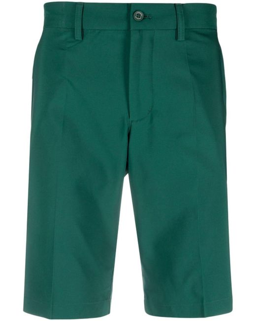 J.Lindeberg Green Somle Embroidered-logo Shorts for men