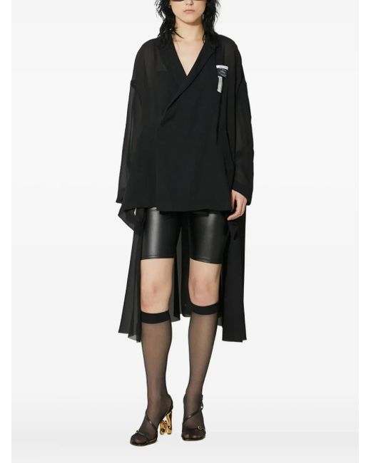Undercover Black Asymmetrical Top