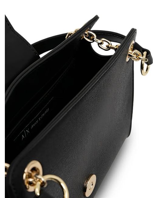 ARMANI EXCHANGE Black Sac À Bandoulière À Logo