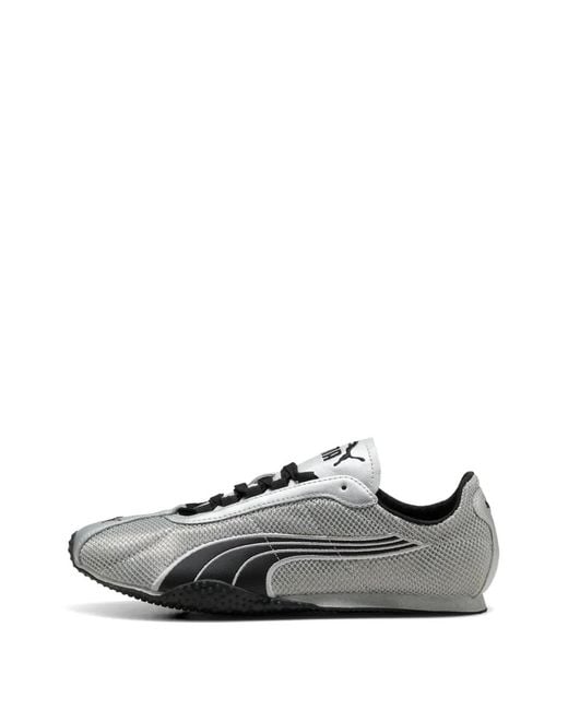 PUMA White Baskets H-Street Chrome À Empiècements En Résille