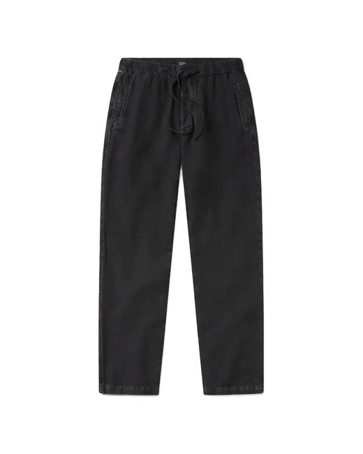 Citizens of Humanity Black Drawstring-Waistband Trousers for men