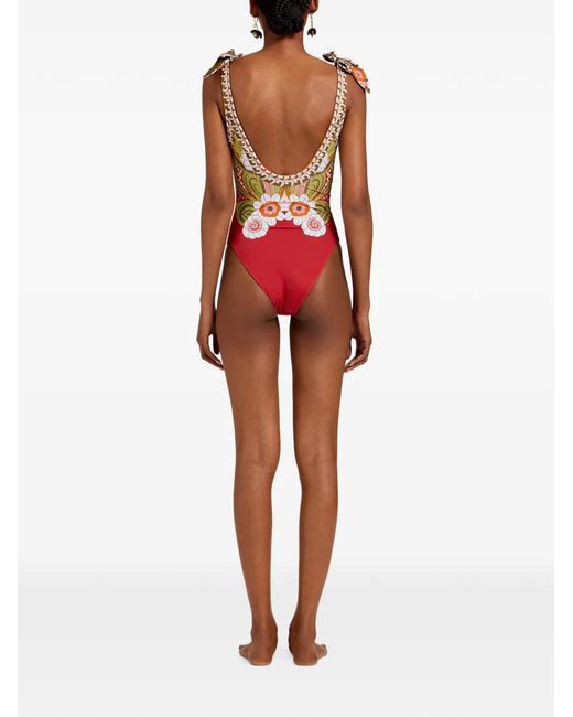 Bañador Pammy Placée Reversible LaDoubleJ de color Red