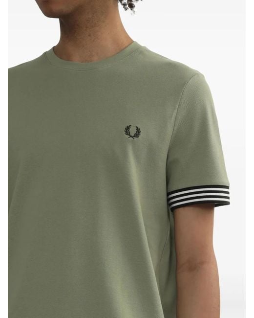 メンズ Fred Perry コットン Tシャツ Green