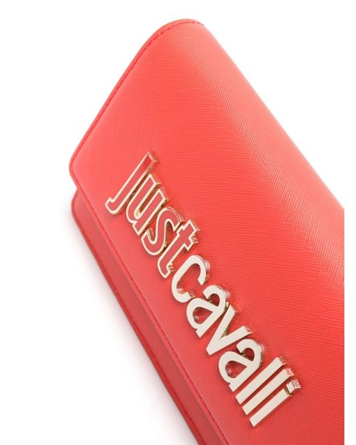 Just Cavalli Range Logo-plaque Textured Crossbody Bag
