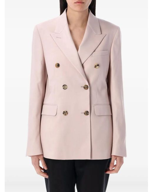 Golden Goose Deluxe Brand Pink Double-Breasted Blazer