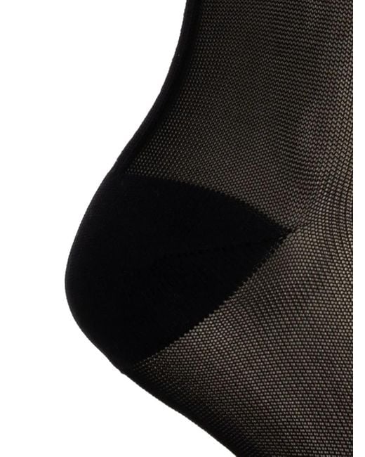 Marni Black Semi-Transparente Socken