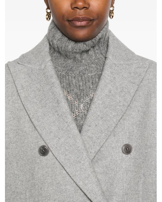 Cappotto Doppiopetto di Ermanno Scervino in Gray