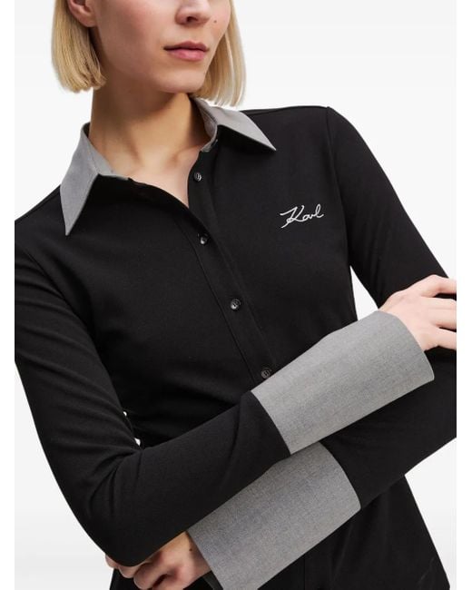 Karl Lagerfeld Signature Shirt Black