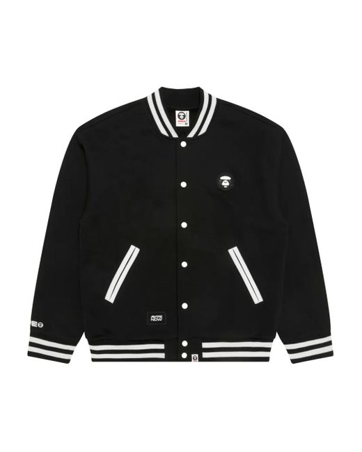 Veste Bomber À Patch Logo Aape By A Bathing Ape pour homme en coloris Black