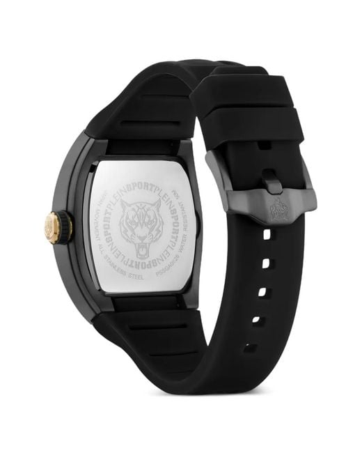 Philipp Plein Black Stormbreaker 44Mm Watch for men