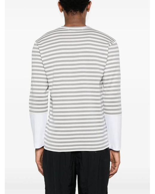 COMME DES GARÇONS PLAY White Mini Heart-Patch T-Shirt