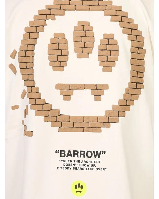 Barrow White Graphic-Print T-Shirt