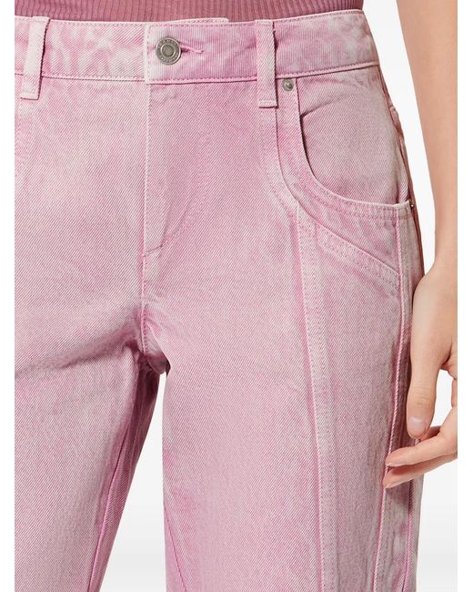 Isabel Marant Pink Jaylis Five-Pockets Jeans