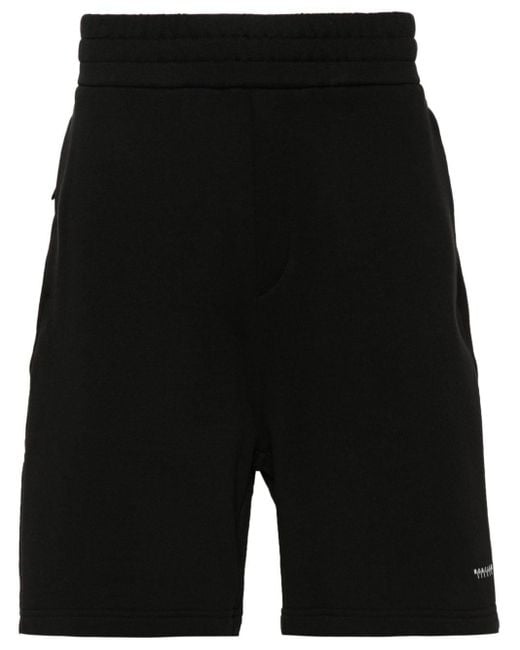 Moncler Shorts mit Logo-Patch in Black für Herren