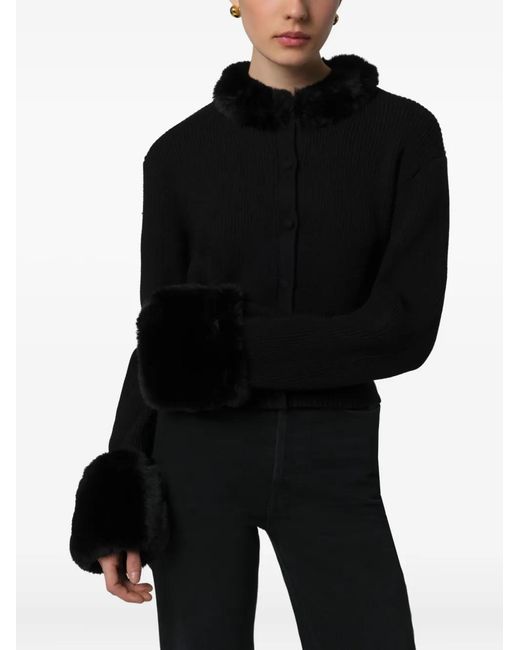 Apparis Black Rosa Cardigan