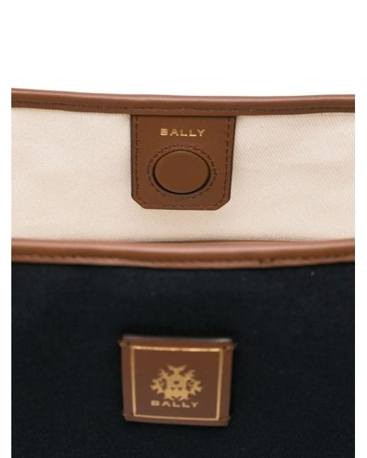 Borsa Tote A Righe di Bally in Black