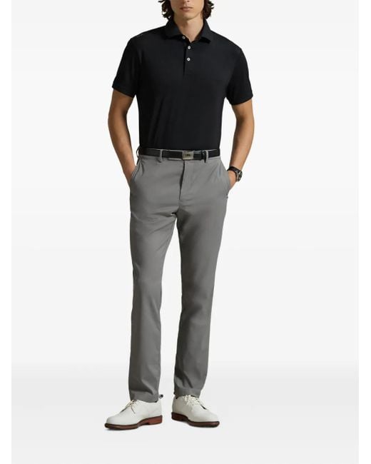 Ralph Lauren Black Short-Sleeve Polo Shirt for men