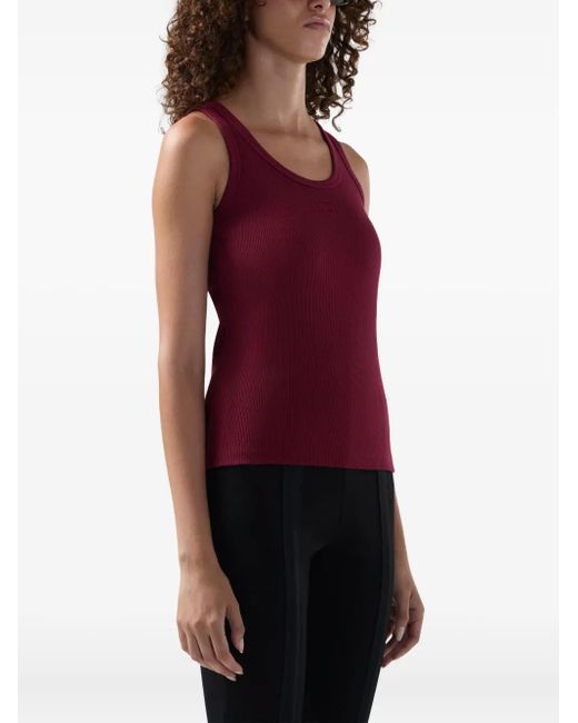 Gcds Ribbed Embroidered Tank Top