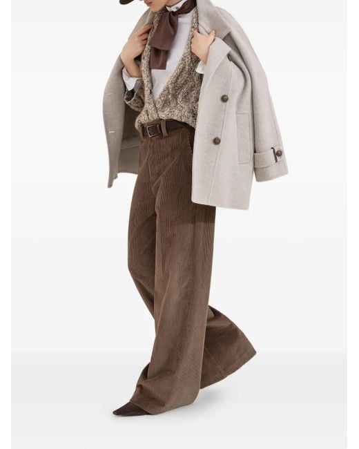 Brunello Cucinelli Gray Coats