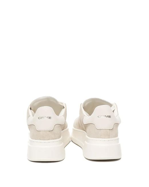 Crime London Natural Sonik Amber Light Sneakers