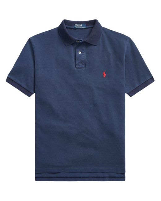 Polo Ralph Lauren Poloshirt mit Polo Pony-Stickerei in Blue für Herren