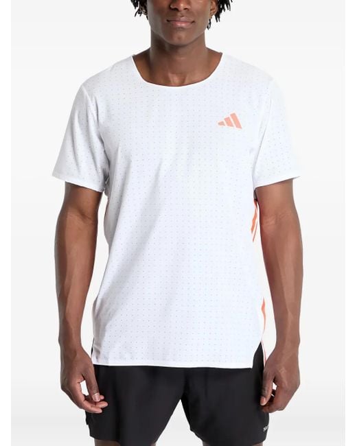 Adidas White Adizero T-Shirt for men
