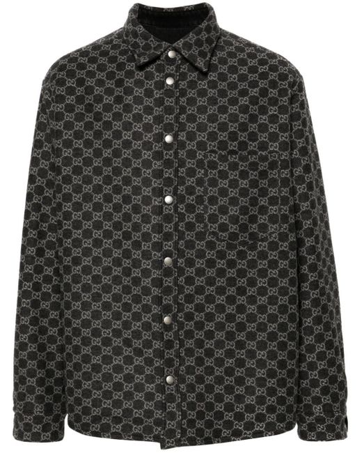 Gucci Omkeerbaar Overhemd in het Black voor heren
