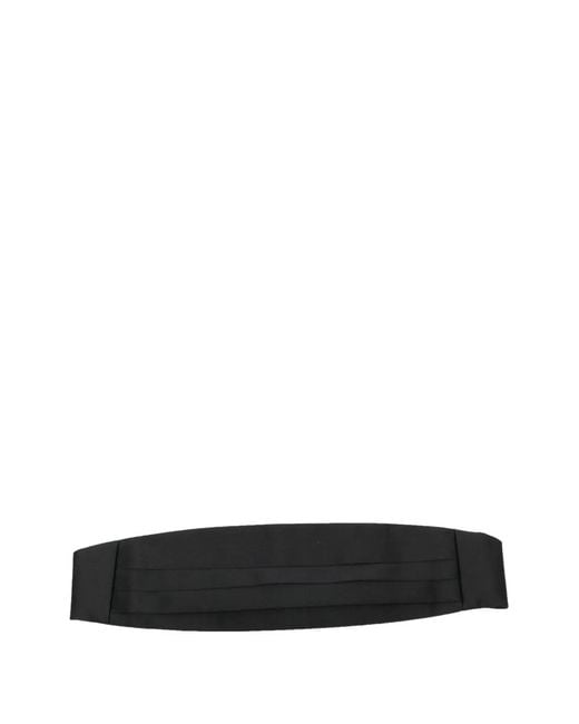 Tagliatore White Pleated Sash for men