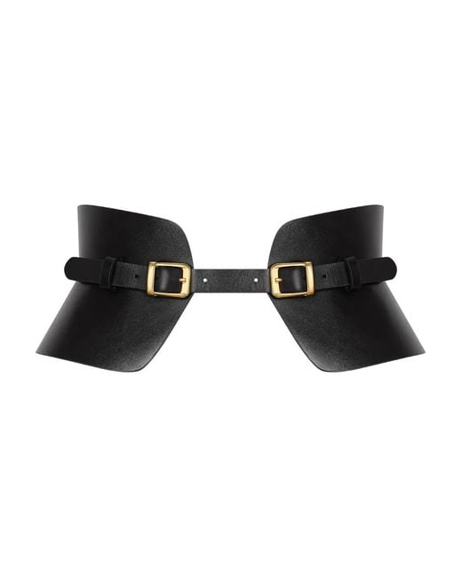 Maison Close Black Leather Corset Belt