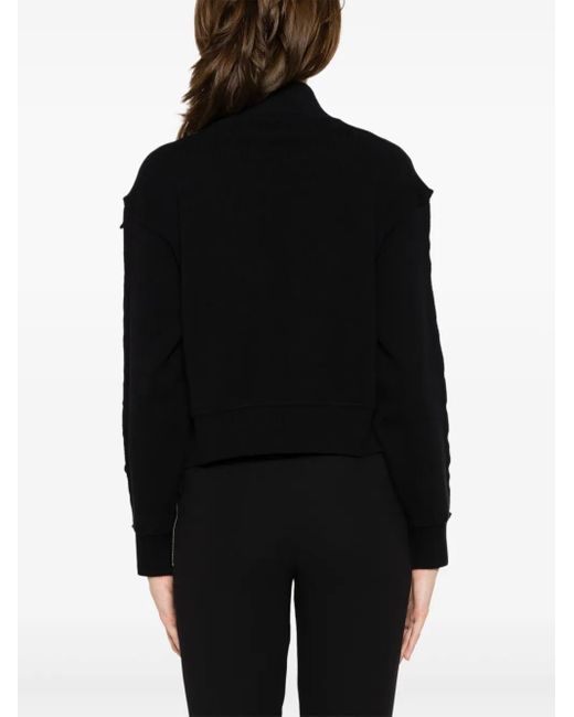 Gloria Coelho レースアップ プルオーバー Black