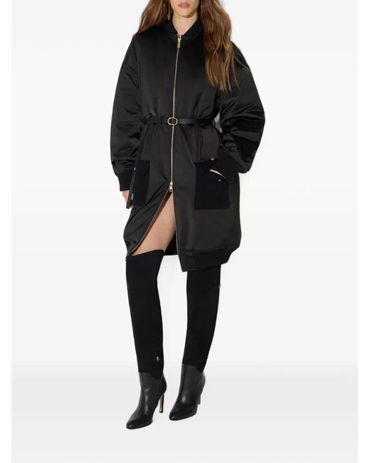 Elisabetta Franchi Black Down Jacket