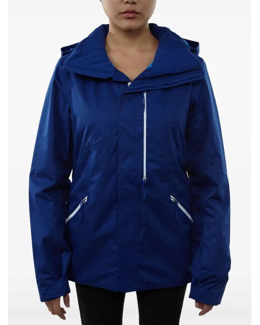 The North Face Blue Zipped-Pockets Padded Jacket
