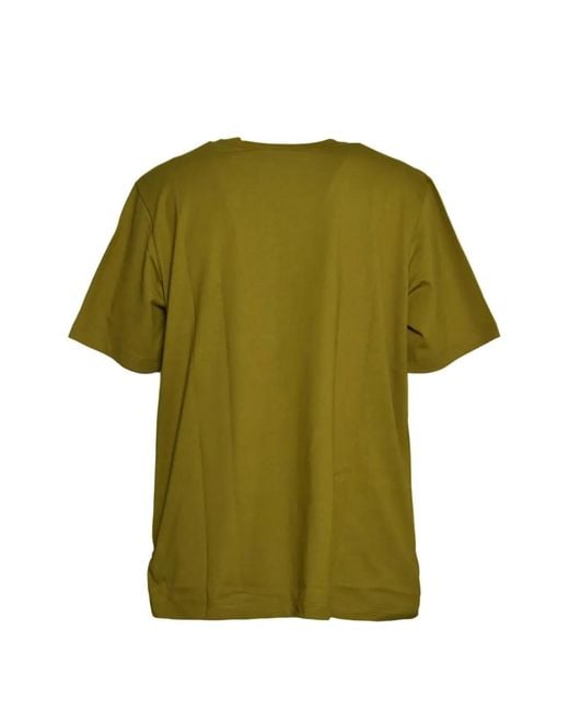 MSGM Green Logo T-Shirt for men
