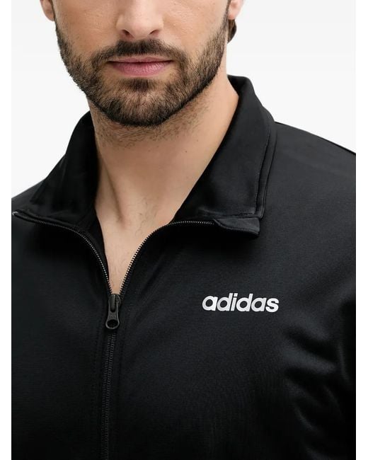 Adidas Black Linear Tracksuit Set for men