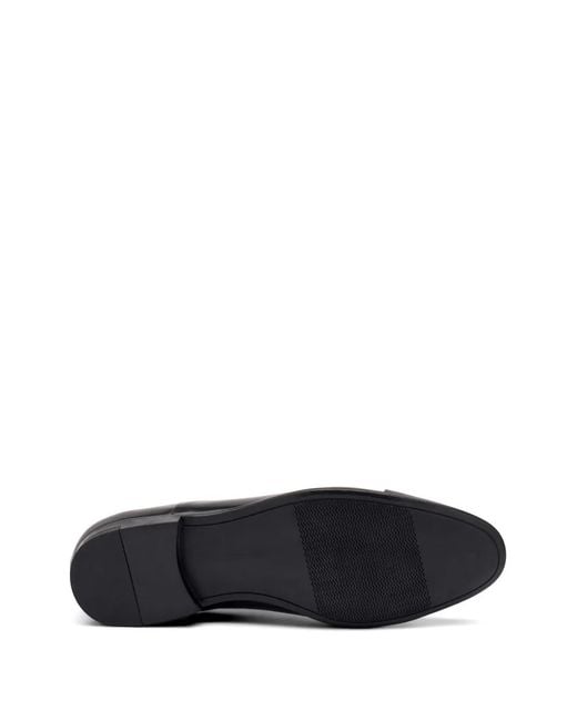 Frau Black Polished Leather Oxford Shoes for men