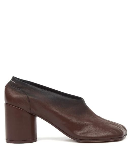 Escarpins En Cuir MM6 by Maison Martin Margiela en coloris Brown