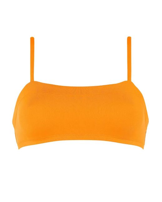 Top de bikini Azur Eres de color Orange