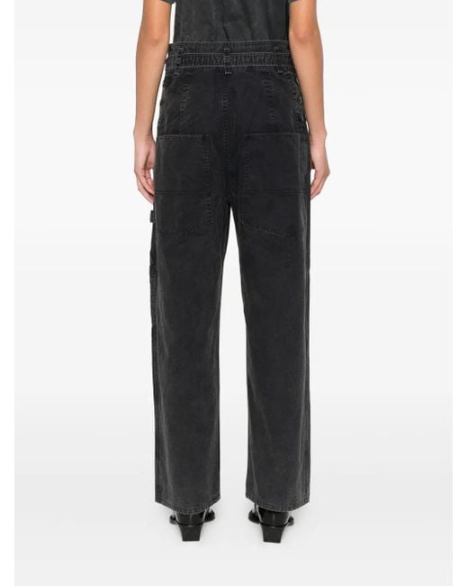 Isabel Marant Gray Belted Pocket Trousers