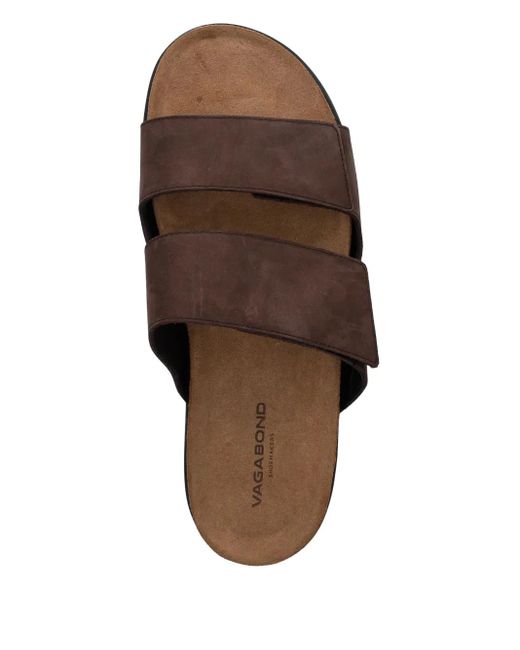 Vagabond Brown Double-Strap Sandals for men